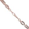 9ct Rose Gold Stars And Bars T-Bar Chain 20"