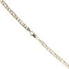 9ct Yellow Gold Figaro Style Fancy Chain 20"