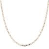 18ct Yellow, White and Rose Gold Fancy Chain 18"