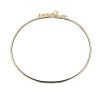 9ct Yellow Gold Plain Hinged Bangle