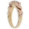 9ct Yellow And Rose Gold 0.30ct Diamond Trilogy Windsor Clogau Ring