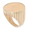9ct Yellow Gold 1900 Victoria Full Sovereign Coin Ring