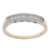9ct Yellow Gold 0.25ct Princess Cut Diamond Eternity Ring