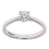 Platinum 0.50ct Brilliant Cut Diamond Solitaire Ring