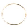 9ct Yellow Gold Patterned Hinged Bangle