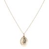 9ct Yellow Gold Locket Pendant and Prince of Wales Chain 18"
