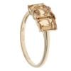 9ct Yellow Gold Citrine Three Stone Ring