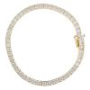 18ct Yellow Gold Cubic Zirconia Bracelet 7"