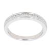 18ct White Gold 0.40ct Diamond Half Eternity Ring