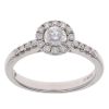 18ct White Gold 0.51ct Brilliant Cut Diamond Cluster Ring