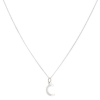 Silver Personalised Block Initial Pendant and Chain