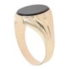 9ct Yellow Gold Onyx Signet Ring