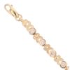 9ct Yellow Gold Cubic Zirconia Bracelet 8.5"