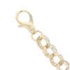 9ct Yellow Gold Cubic Zirconia Belcher Bracelet 8.5"