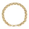18ct Yellow Gold Belcher Bracelet 8"