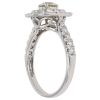 18ct White Gold 1.10ct Brilliant Cut Diamond Cluster Ring
