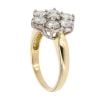 18ct Yellow Gold 2.20ct Brilliant Cut Diamond Cluster Ring