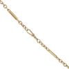 9ct Yellow Gold Bar Link Chain 18"