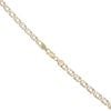 9ct Yellow and White Gold Fancy Chain 18"