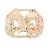 9ct Yellow Gold Eagle Signet Ring