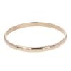 9ct Yellow Gold Plain Bangle