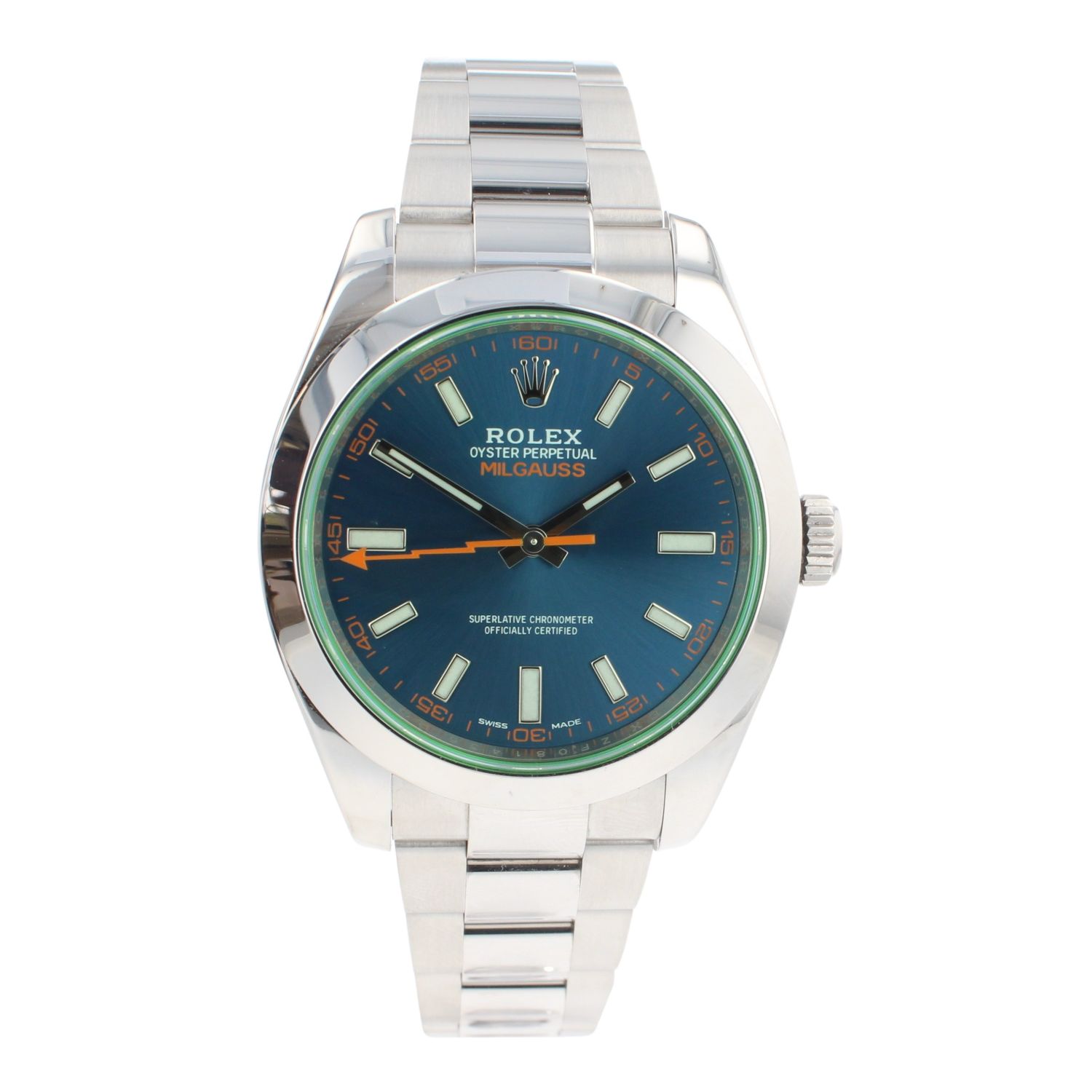 Pre owned rolex milgauss deals