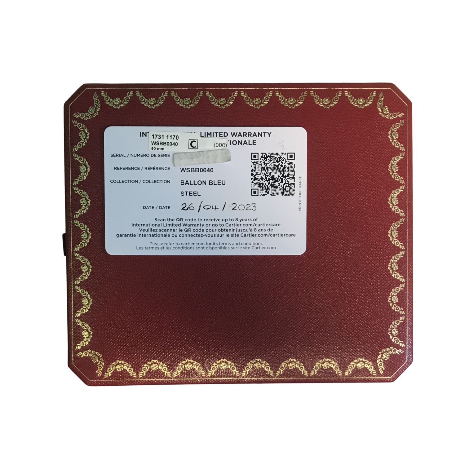 Cartier Ballon Bleu Pre Owned Watch Ref 4345 Ramsdens Jewellery