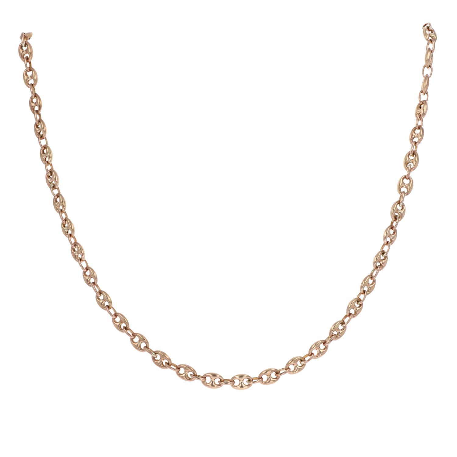 9ct Yellow Gold Button Chain 20