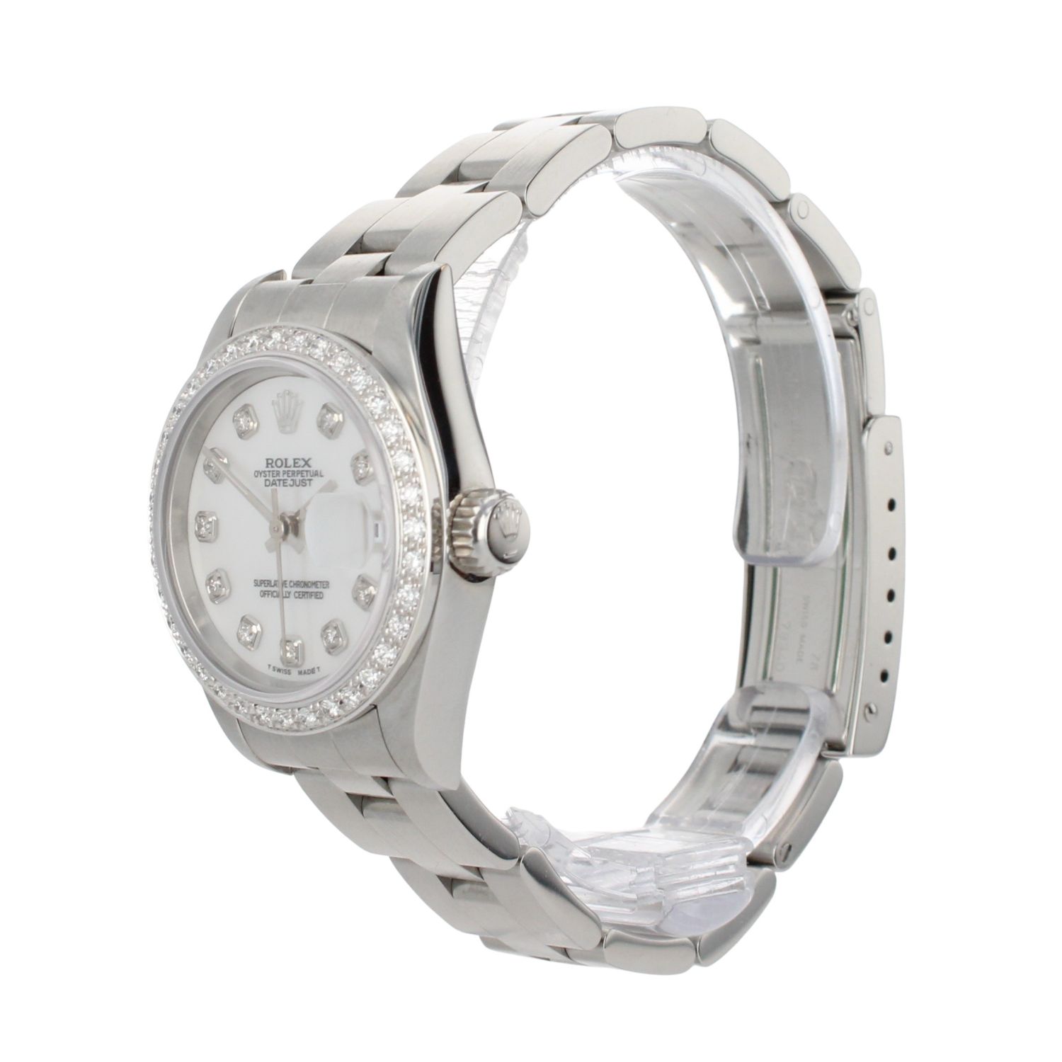 Rolex Custom Oyster Perpetual Date Pre Owned Watch Ref 69160 Ramsdens