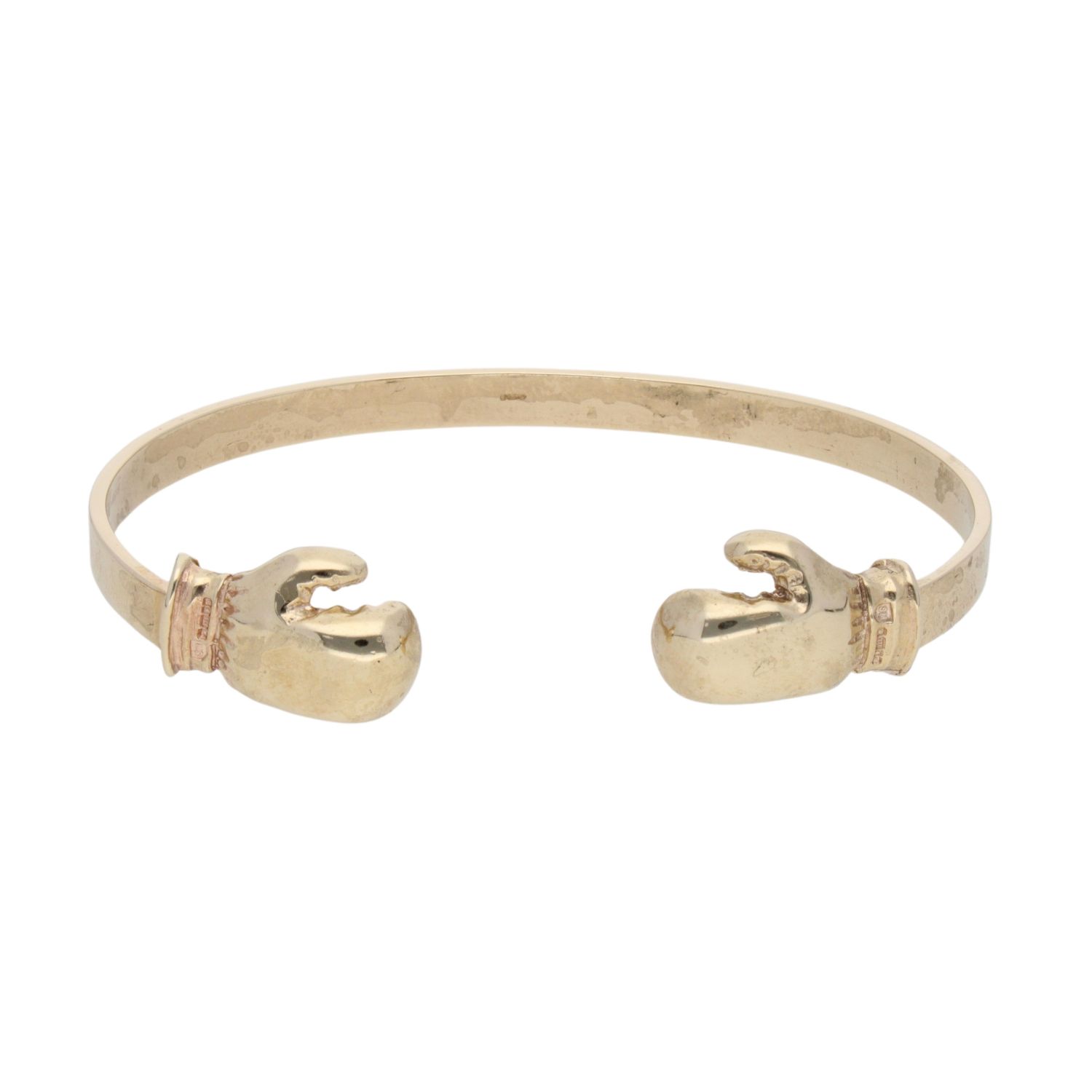 9ct Yellow Gold Boxing Glove Torque Bangle RAMS9900004069 Ramsdens
