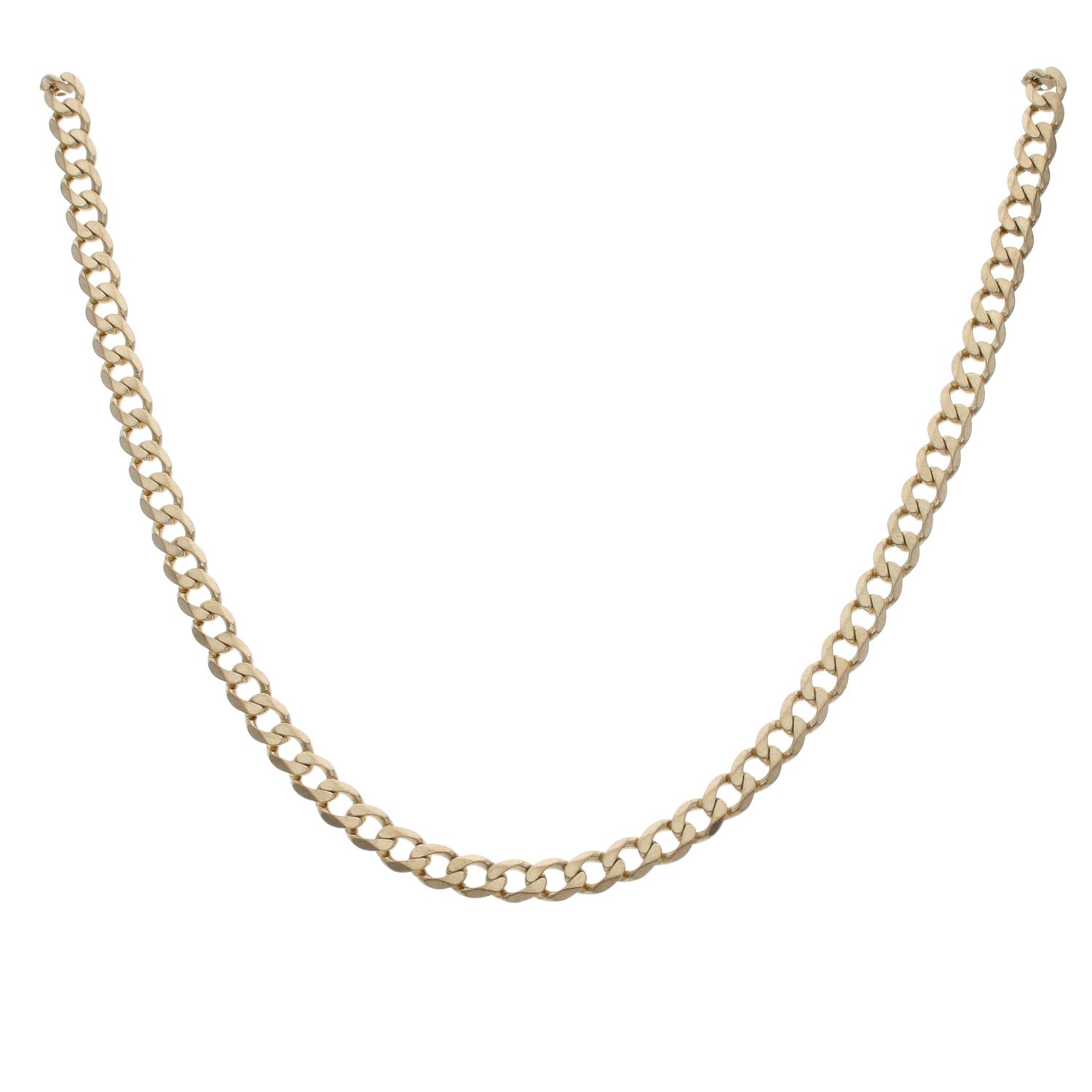 thumbnail image 2 of Heavy 9ct Gold 24" 12mm Curb Link Chain - Big & Bold Men's Necklace 2 of 6