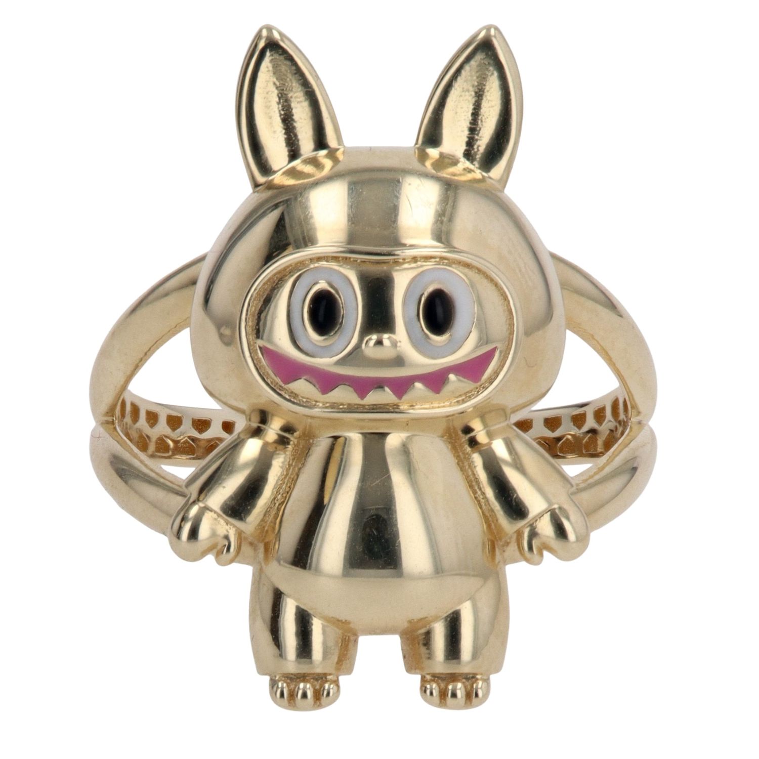 14ct Yellow Gold Plain Bunny Ring RAMS3830003268-P | Ramsdens Jewellery