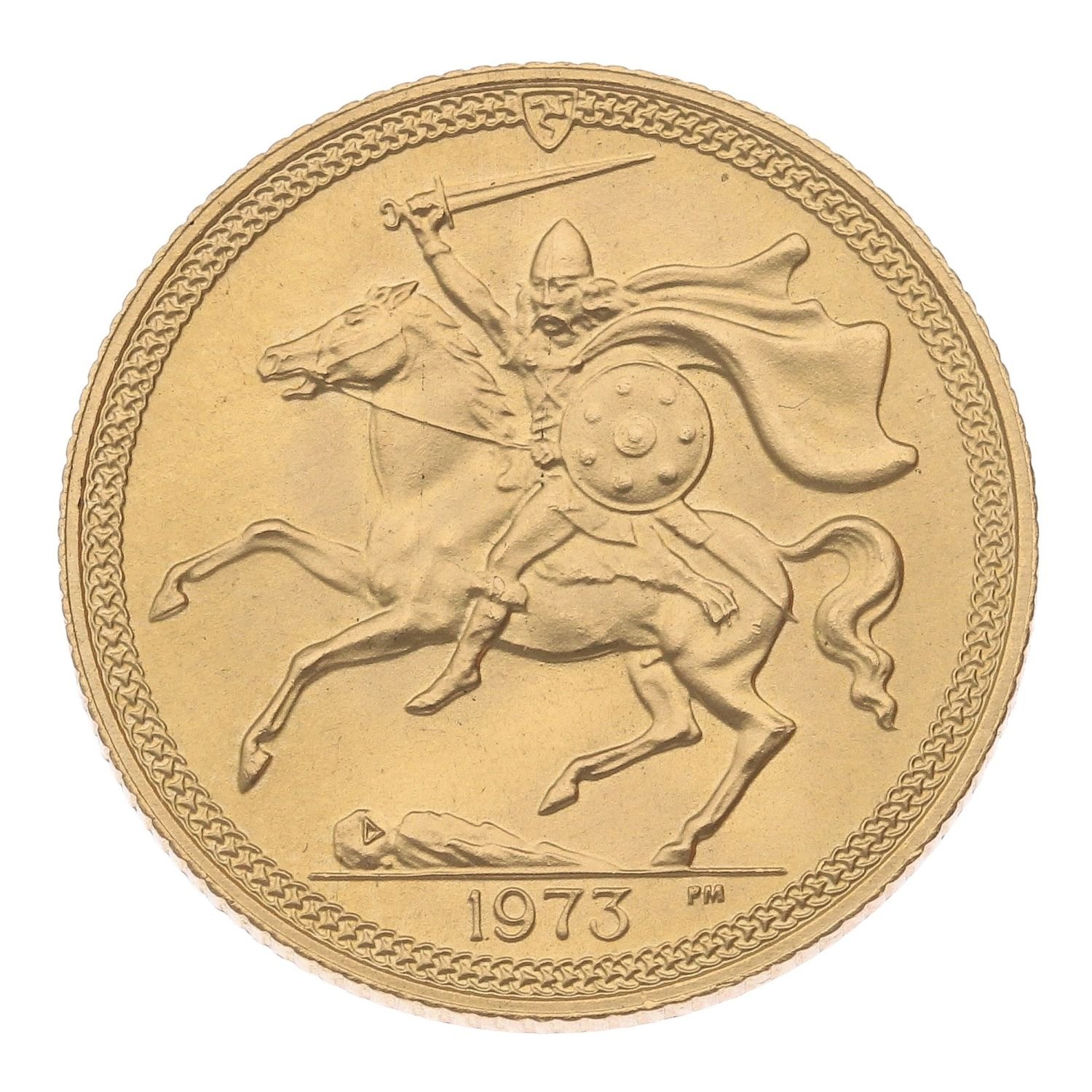 佚名 佛像 1973 Elizabeth II Full Sovereign Coin RAMS754359624010