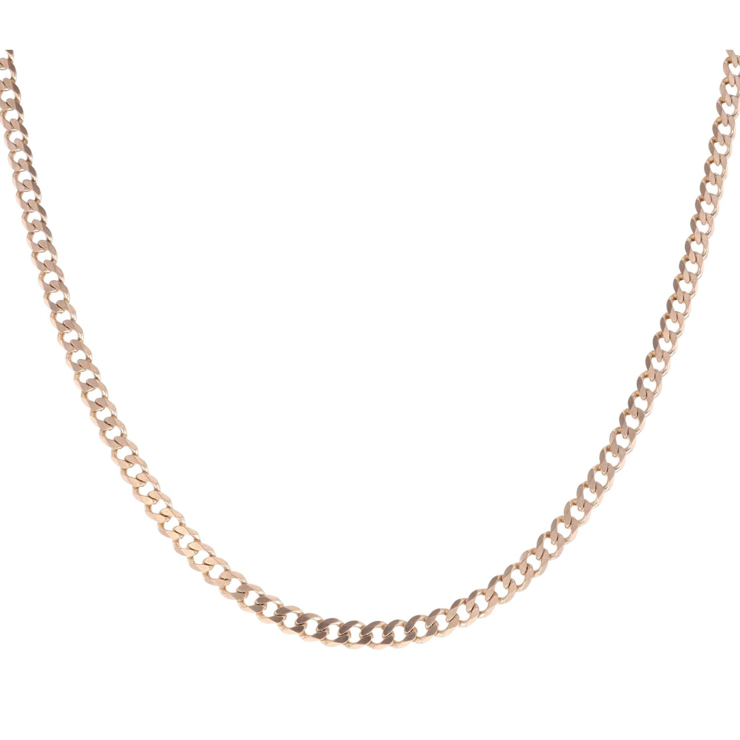 Curb Chain Warren James Gold Necklace 9ct Yellow Gold Curb Chain