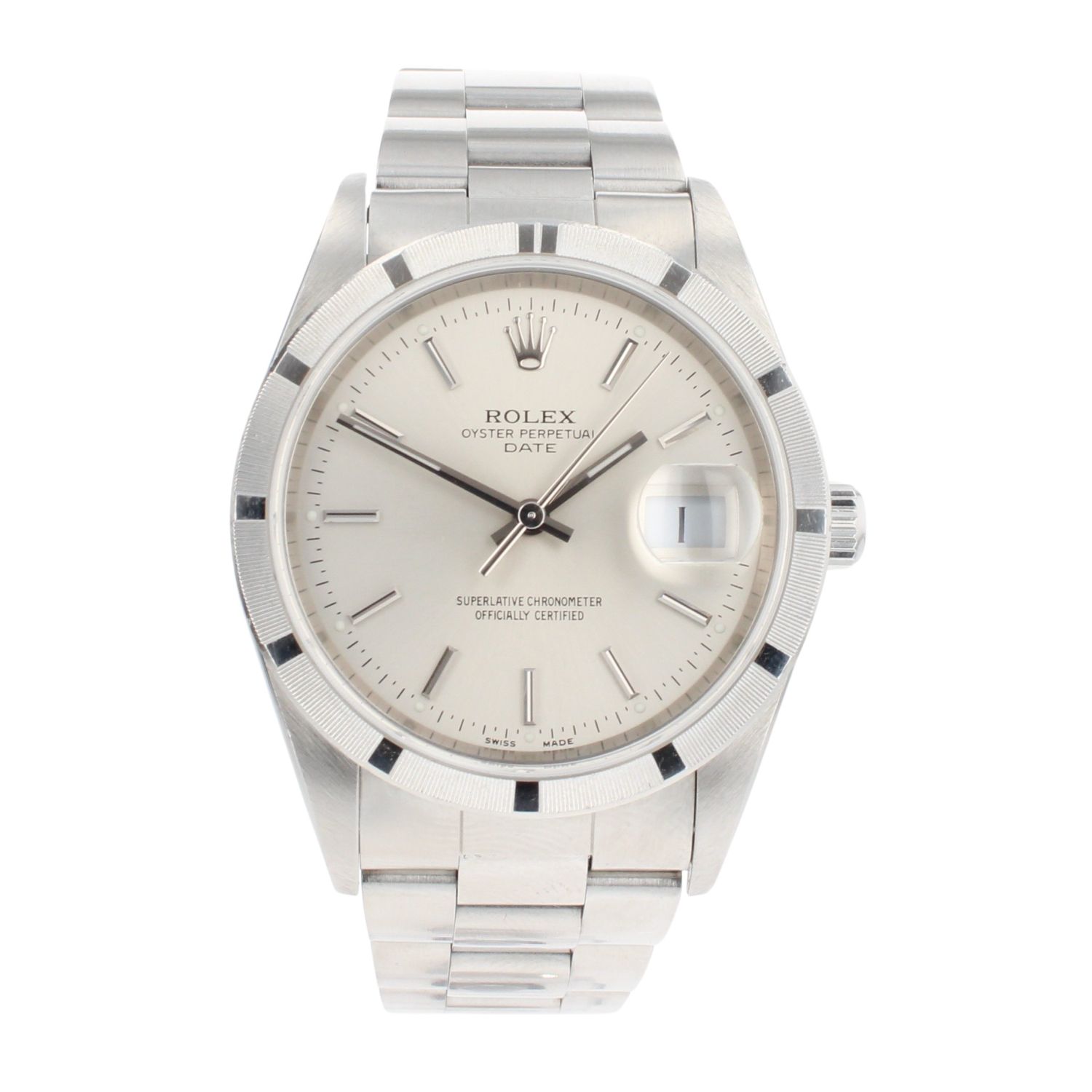 Rolex Oyster Perpetual Date Pre Owned Watch Ref 15210 Ramsdens