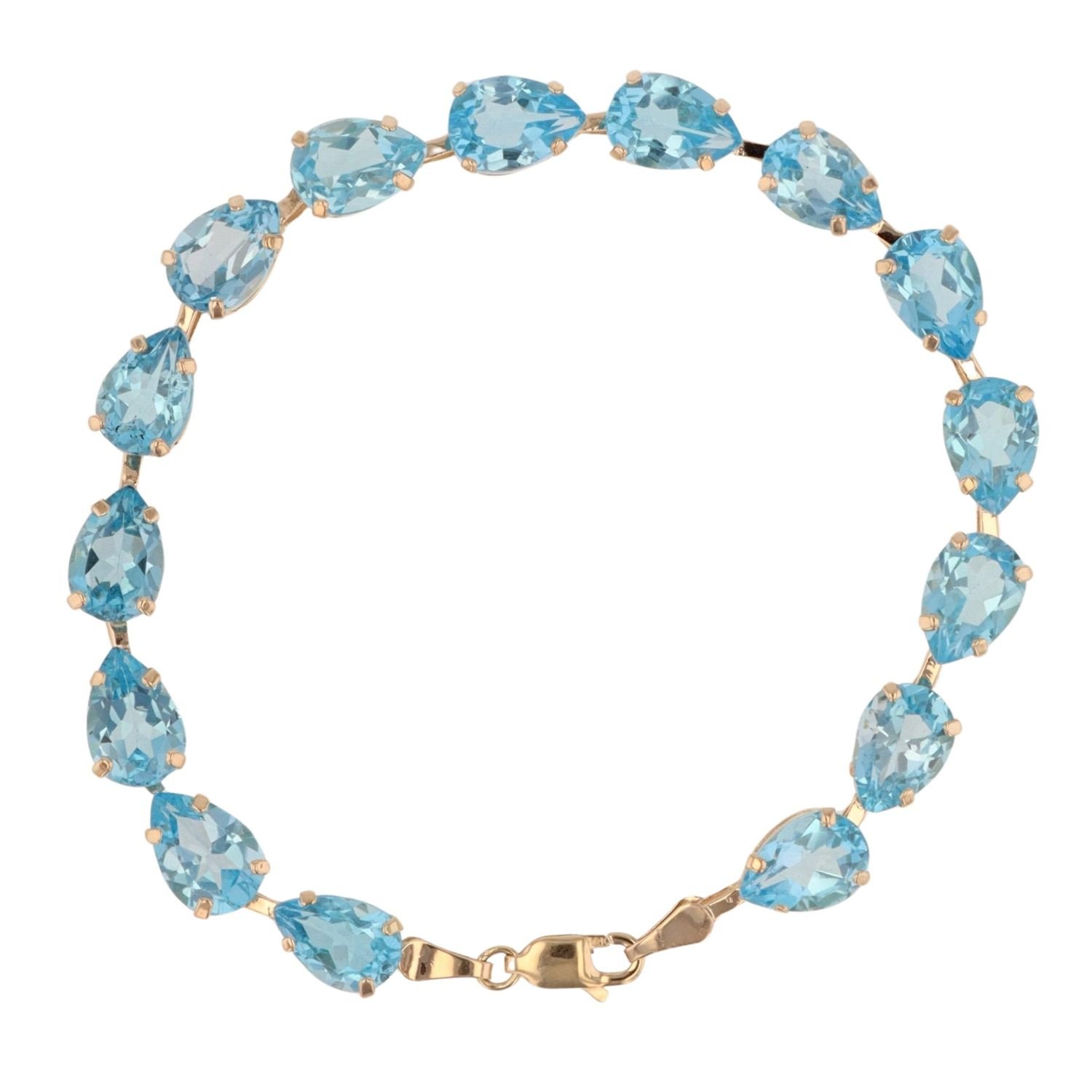 Blue topaz bracelet discount