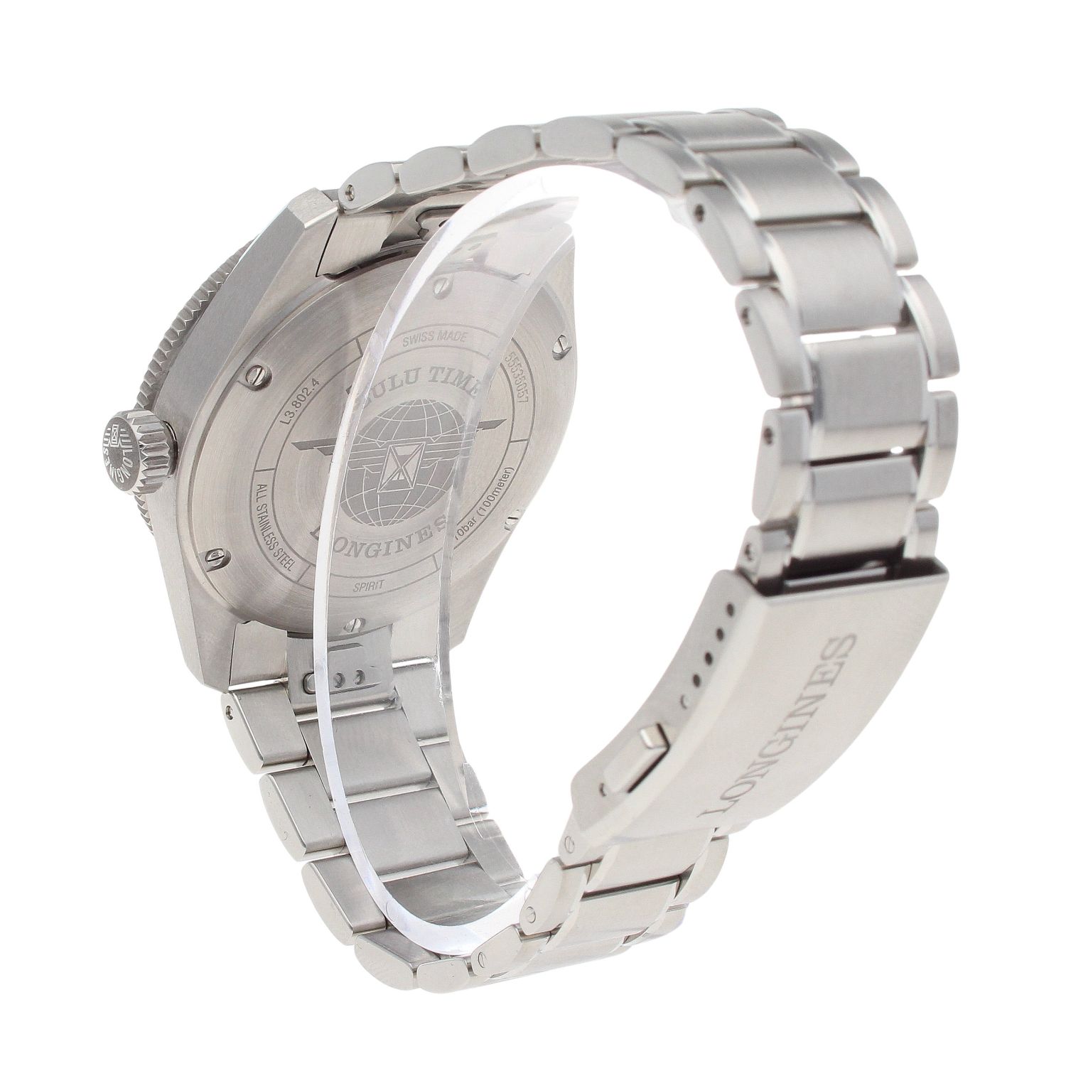 Longines Spirit Zulu Time Pre Owned Watch Ref L3.802.4 Ramsdens Jewellery