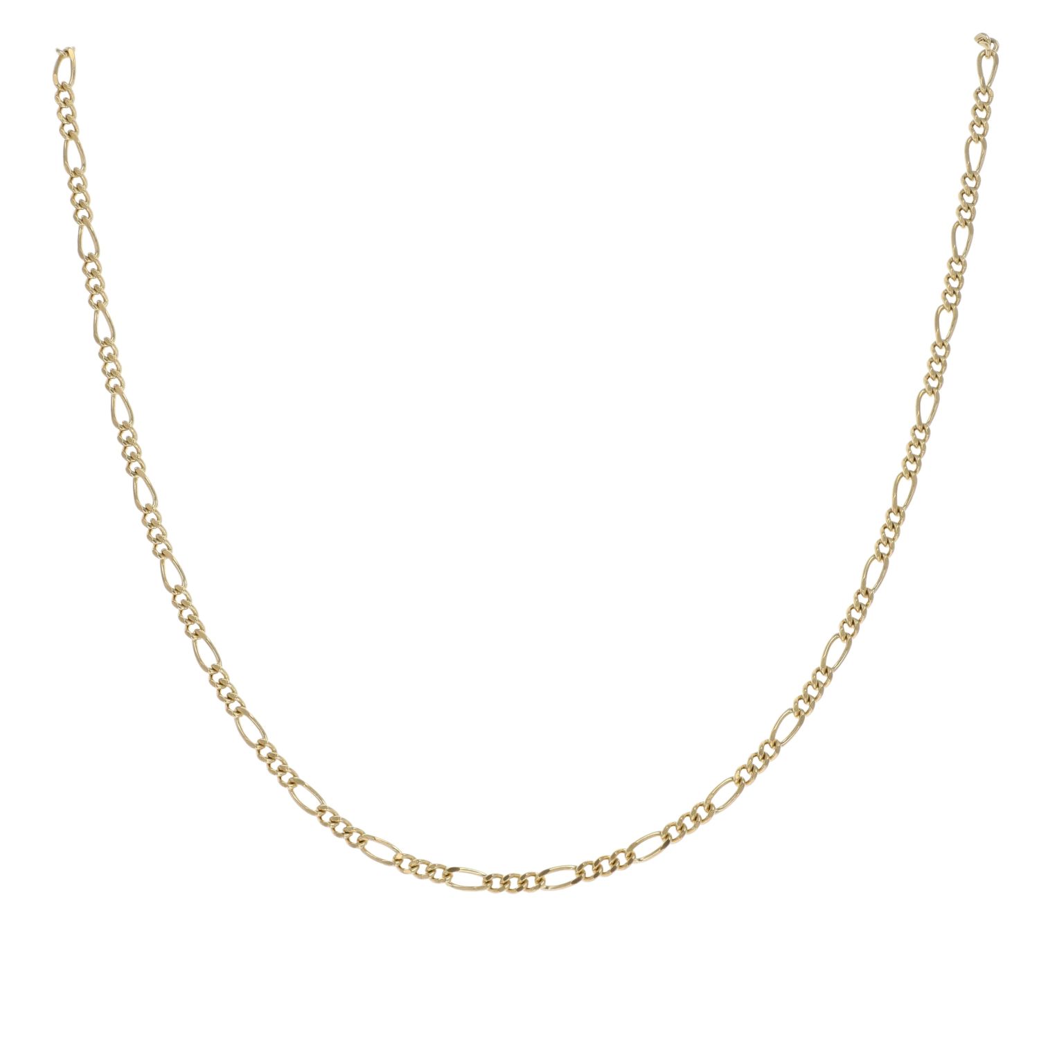 18ct Yellow Gold Figaro Chain 20