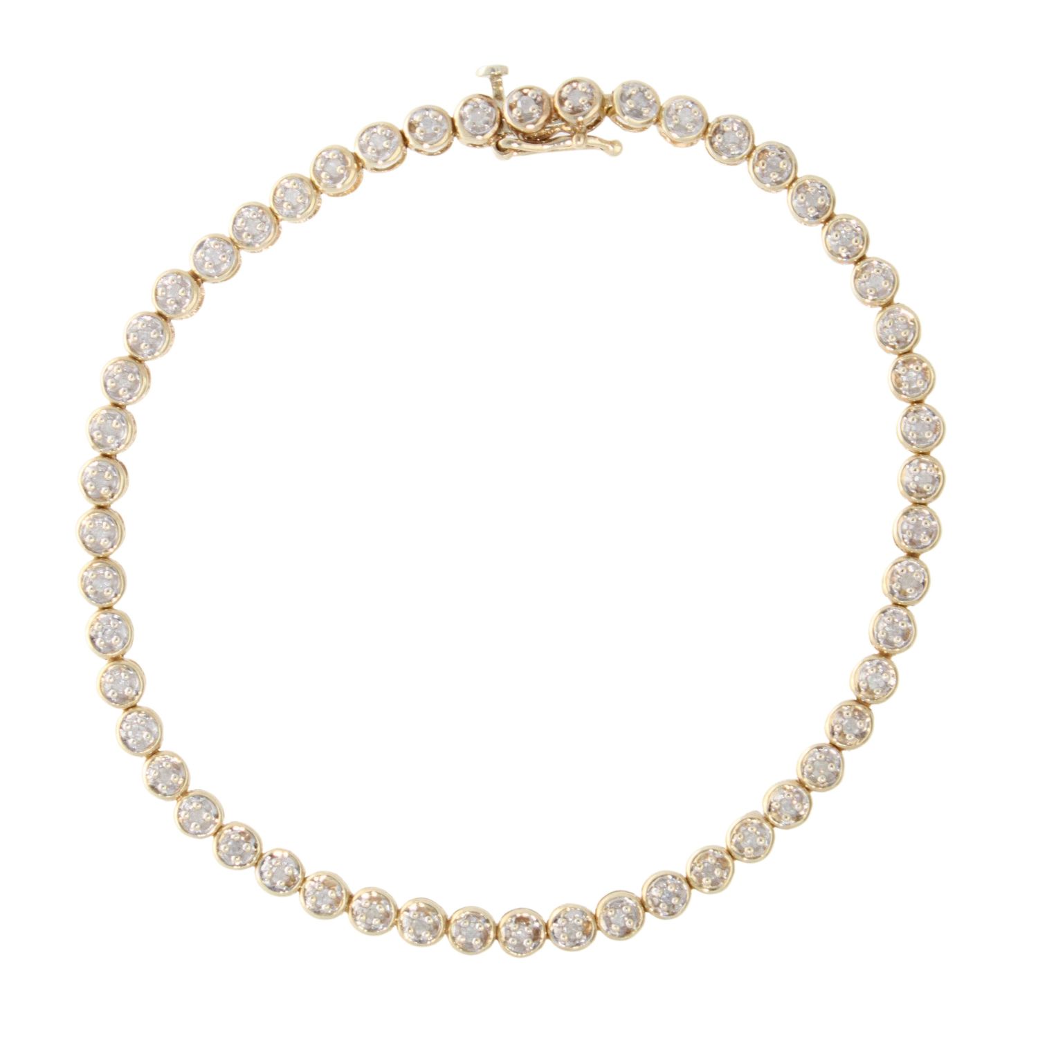 0.50ct Diamond Bracelet In 9ct Yellow Gold main image 0
