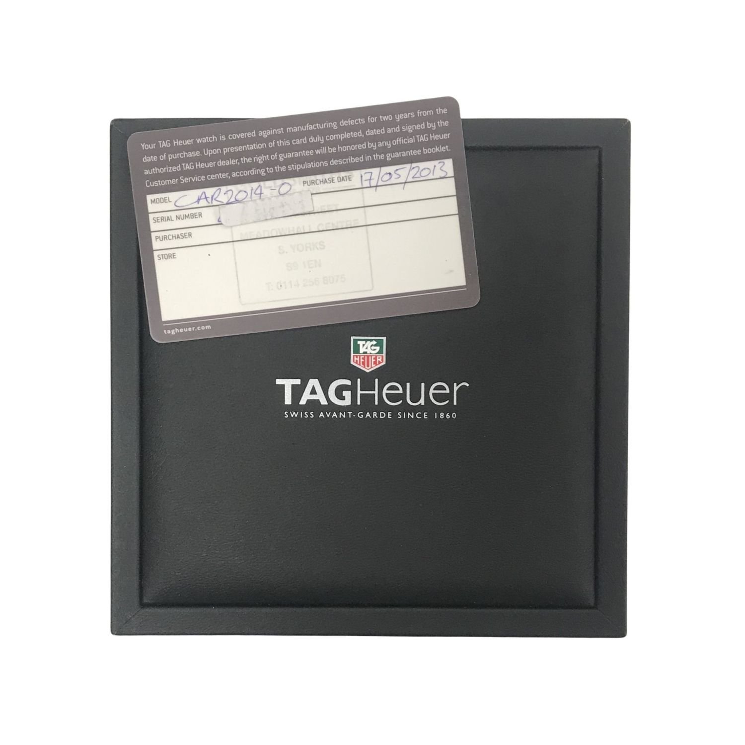 Tag Heuer Carrera Pre Owned Watch Ref CAR2014 Ramsdens Jewellery