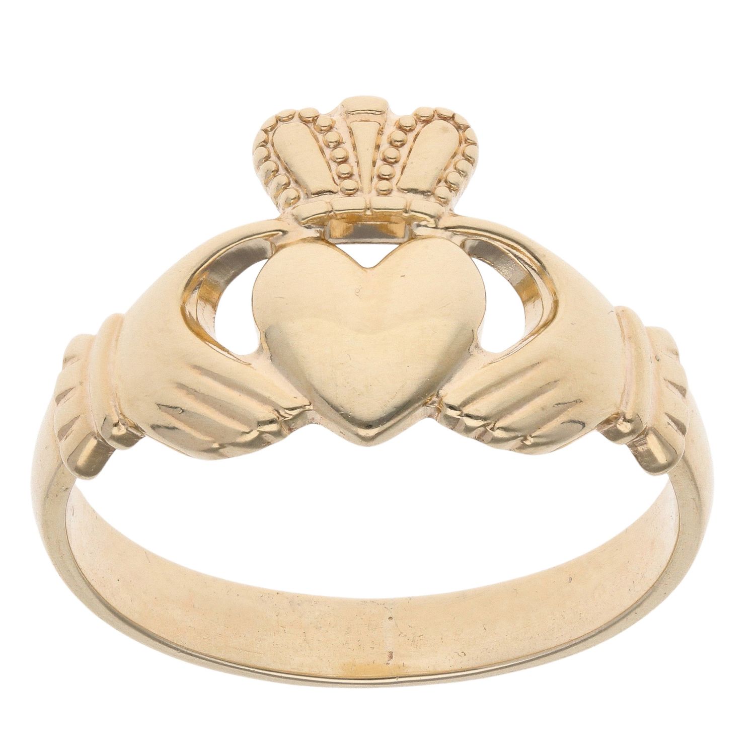 9ct Yellow Gold Claddagh Ring RAMS754358426002 Ramsdens Jewellery — free download