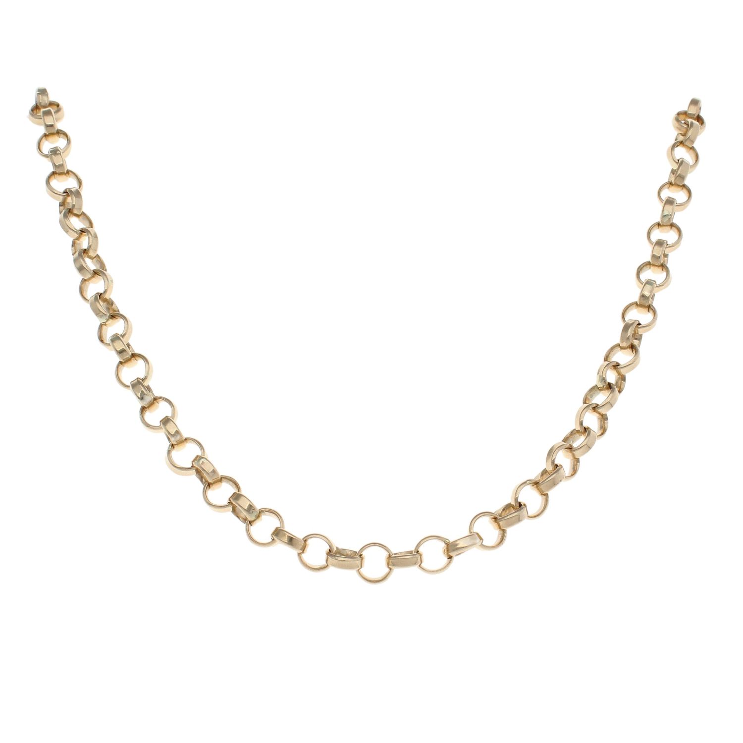9ct Yellow Gold Belcher Chain 30