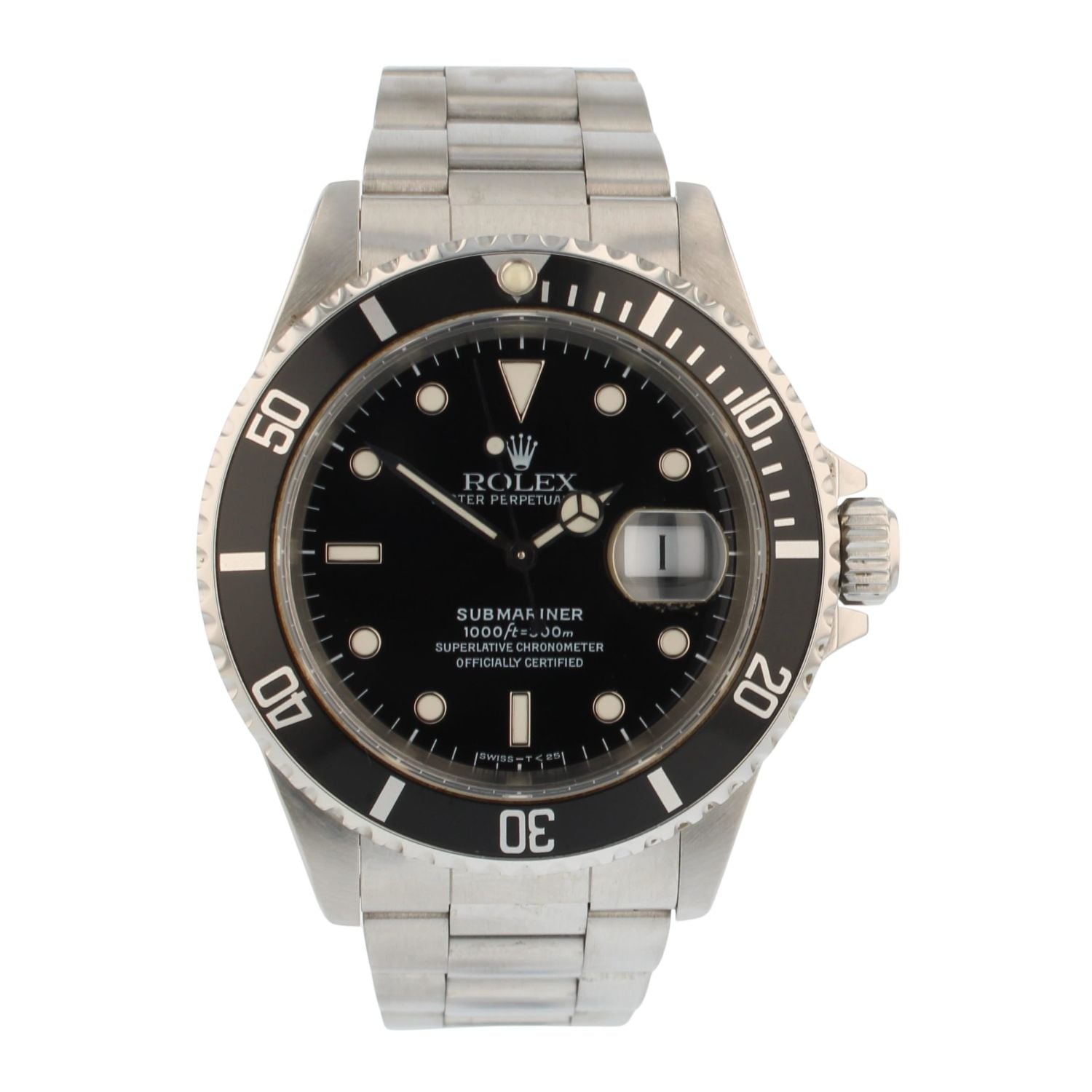 Rolex Submariner Pre Owned Watch Ref 16610 Ramsdens Jewellery