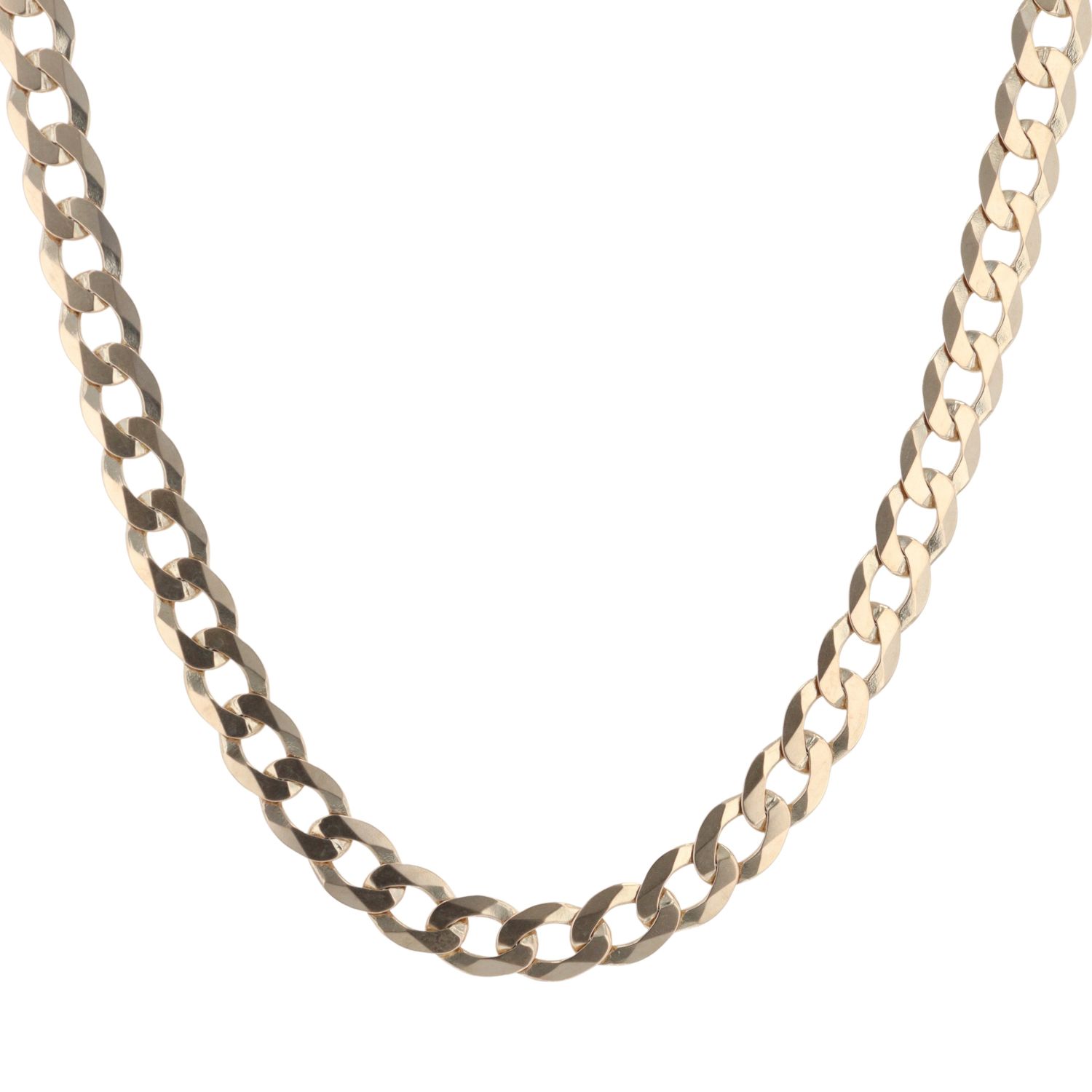 thumbnail image 2 of Heavy 9ct Gold 24" 12mm Curb Link Chain - Big & Bold Men's Necklace 2 of 6
