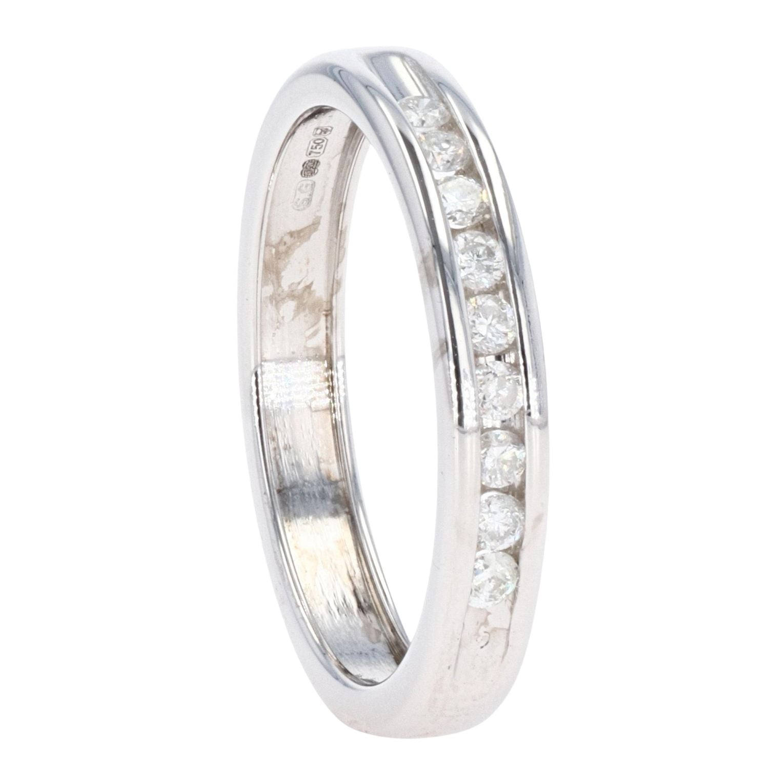 18ct White Gold 0.15ct Diamond Eternity Ring Ramsdens Jewellery