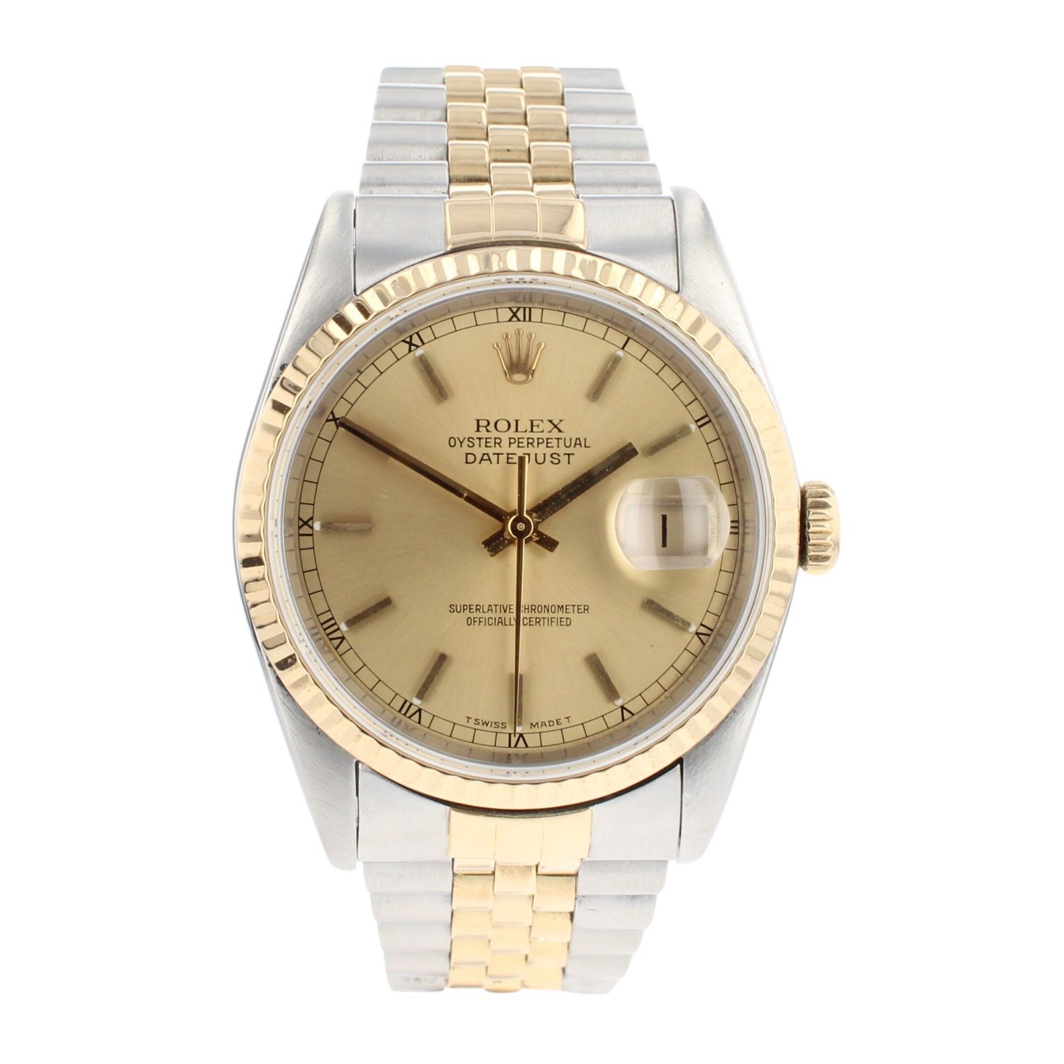 Rolex Datejust Pre Owned Watch Ref 16233 Ramsdens Jewellery
