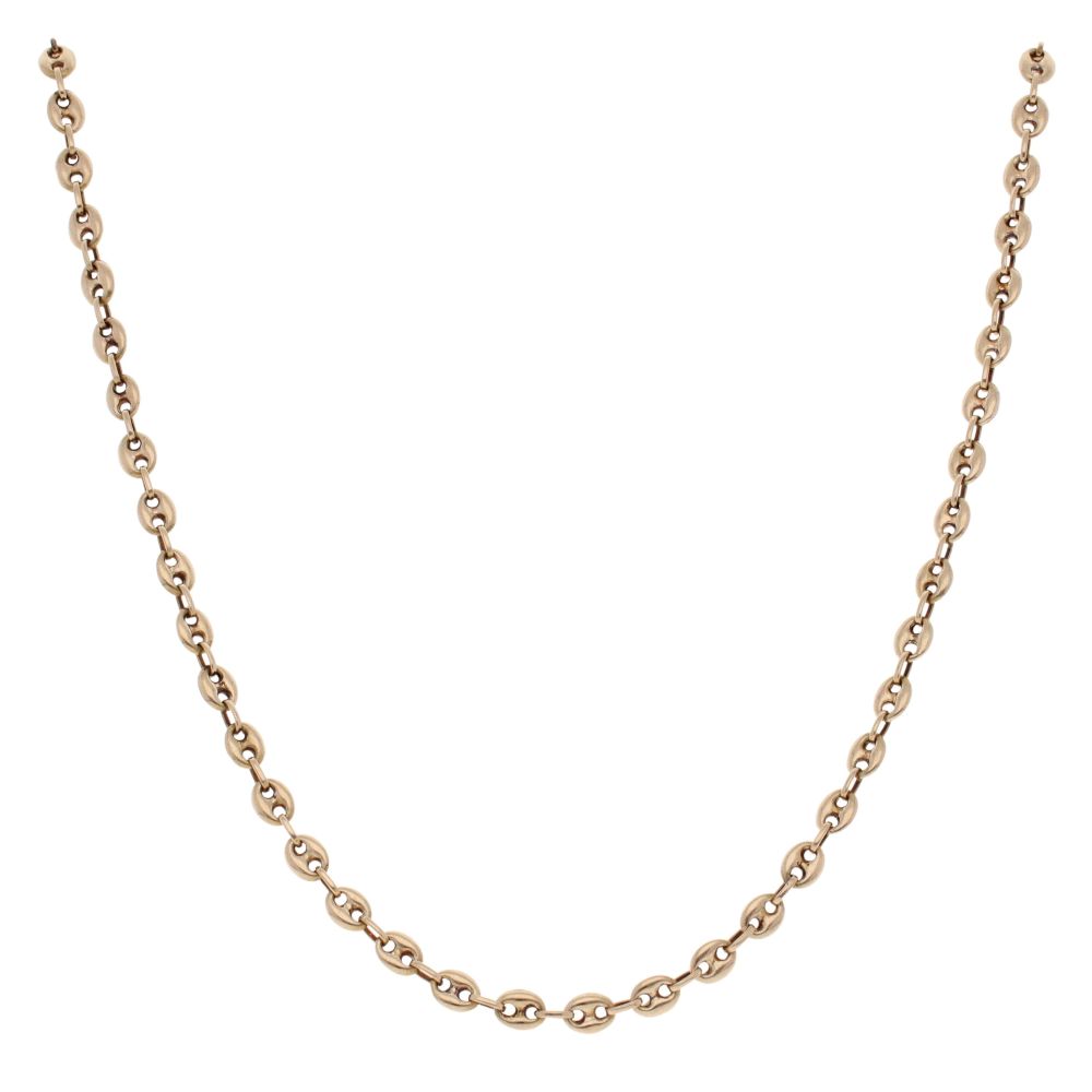 14ct Yellow Gold Button Chain 22" Ramsdens Jewellery