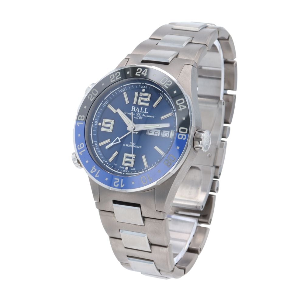 Ball Roadmaster GMT Pre Owned Watch Ref DG-303B-S1CJ-BE