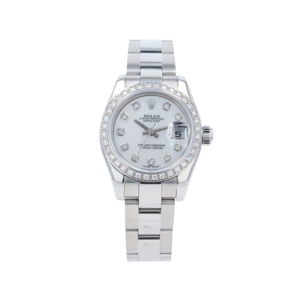 Rolex Custom Datejust Pre Owned Watch Ref 179160