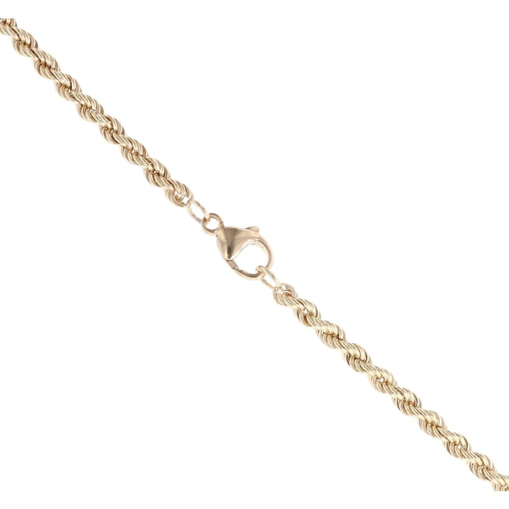 9ct Yellow Gold Rope Chain 18"